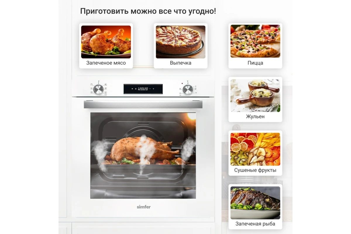 Электрический духовой шкаф Simfer B6EC68122