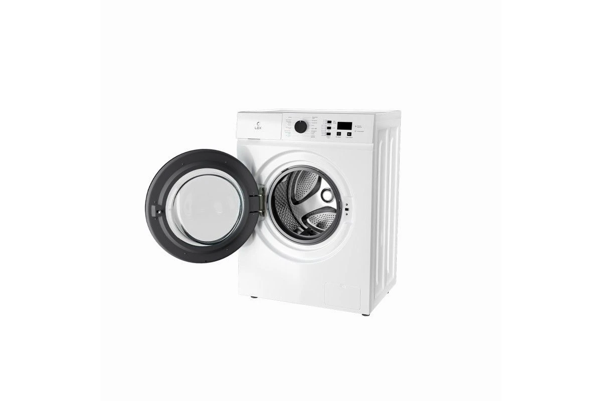 Узкая стиральная машина с инвертором и паром LEX LWM06010BLIDsmall