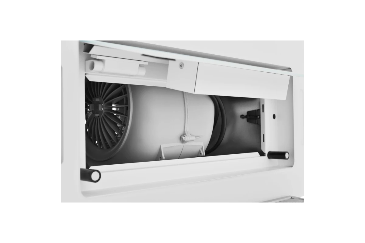 Вытяжка встраиваемая ZUGEL ZHI524GW, белое стекло