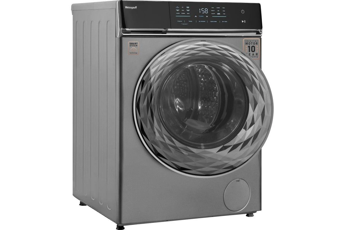 Стиральная машина с инвертором и паром Weissgauff WM 879 Diamond Inverter Steam