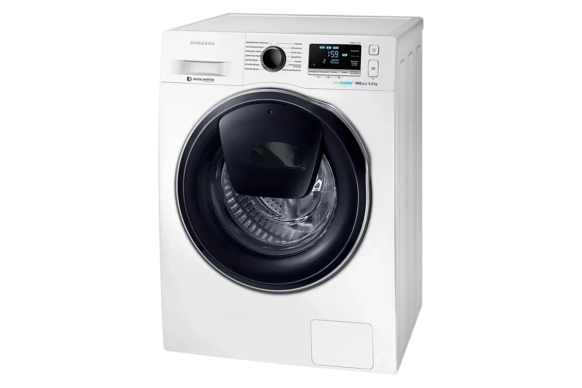 Стиральная машина Samsung WW80K6210RW/LD (AddWash и Eco Bubble)
