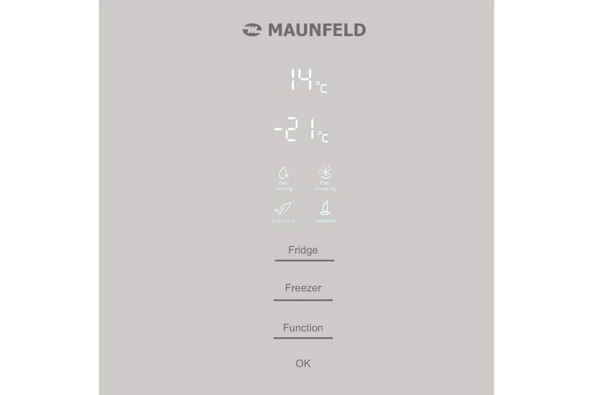 Холодильник Maunfeld MFF200NFBG Matt Inverter