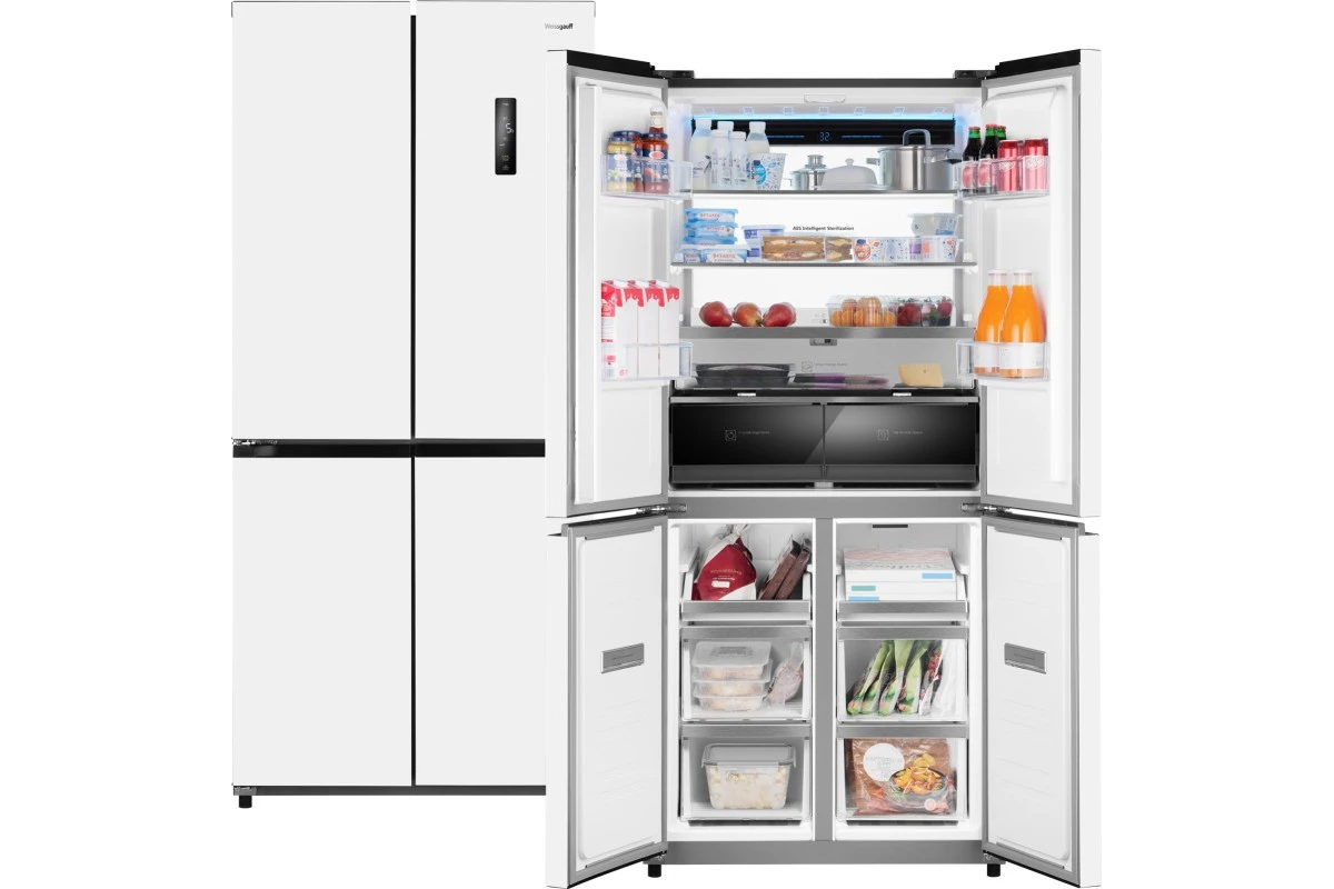 Отдельностоящий холодильник с инвертором Weissgauff WCD 450 WNF Built-in