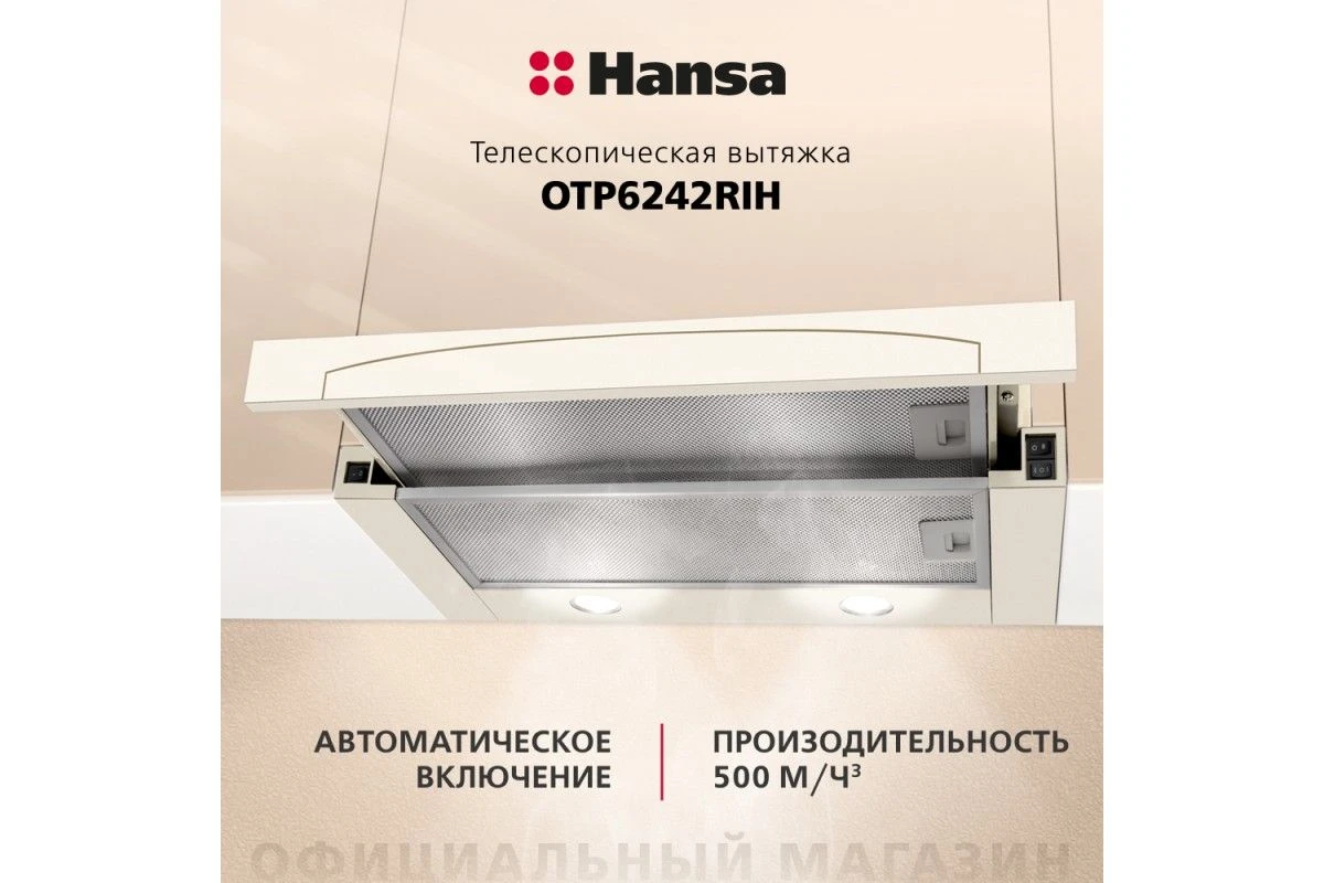 Телескопическая вытяжка Hansa OTP6242RIH