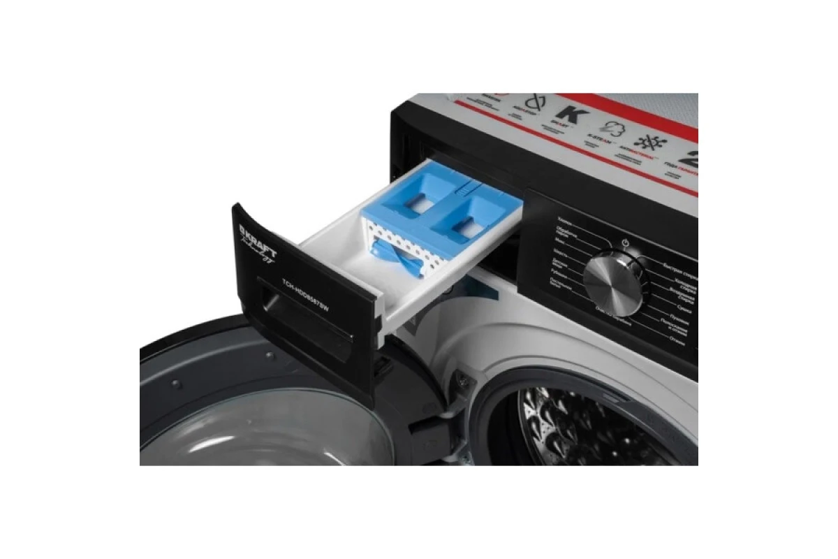 Стиральная машина с сушкой Kraft TCH-HDD8587SW