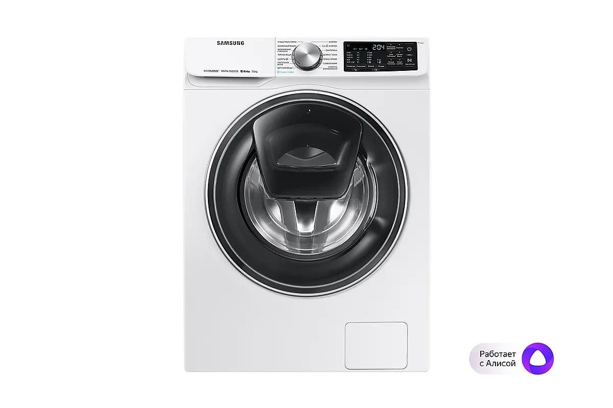 Стиральная машина Samsung WW70R62LVSWDLP (AddWash и Eco Bubble)