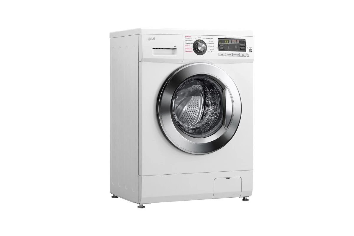 Узкая стиральная машина LG F1296NDS3 c функцией пара