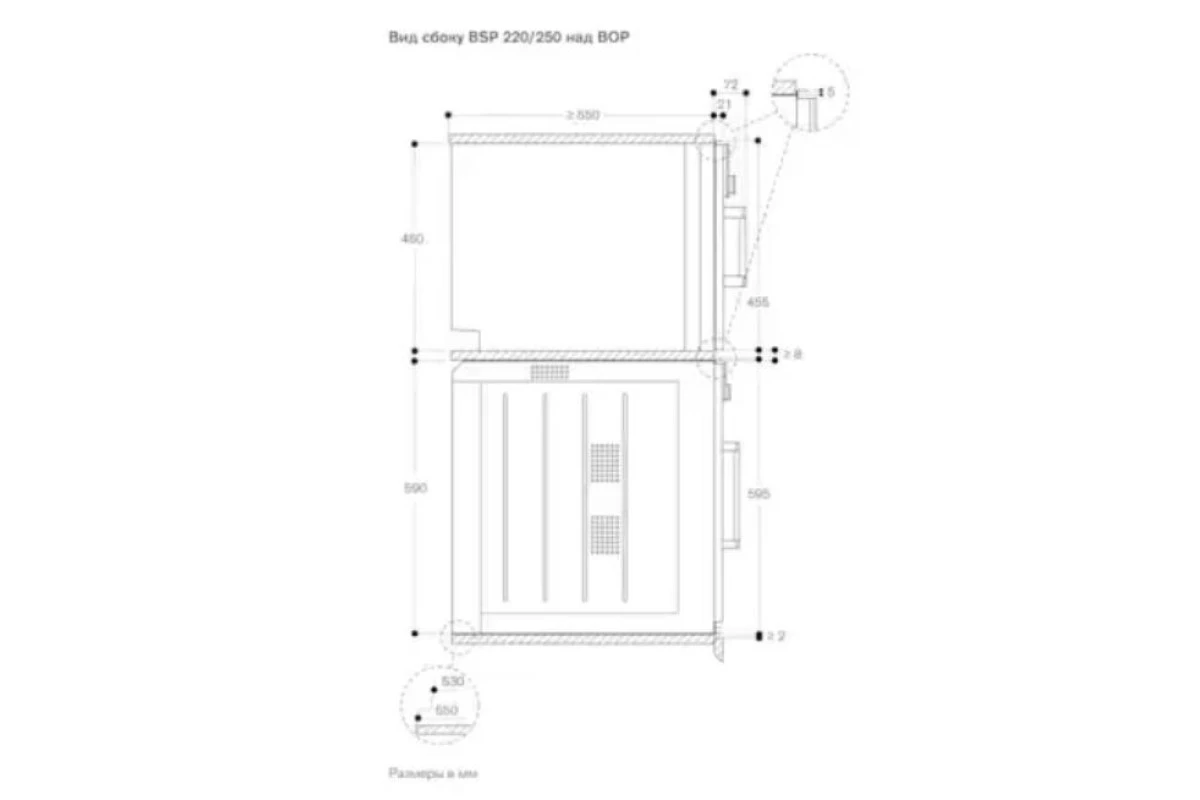 Духовой шкаф - пароварка Gaggenau BSP 250-101