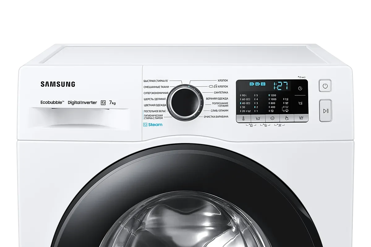 Стиральная машина Samsung WW70AAS22AE/LD (EcoBubble) 7 кг