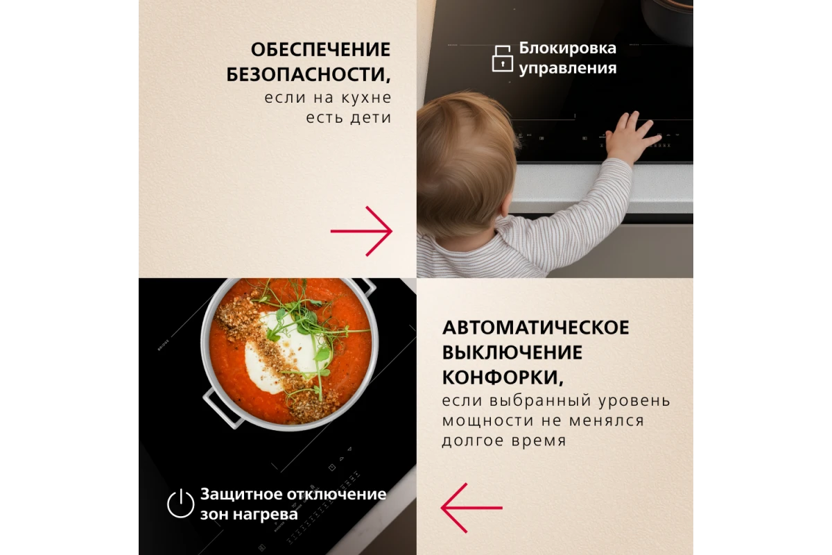 Индукционная панель Hansa Pro Chef BHI67906