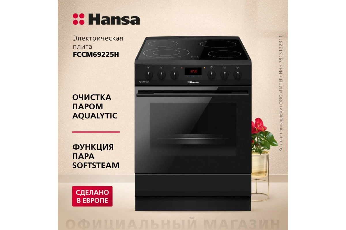 Электрическая плита Hansa FCCM69225H