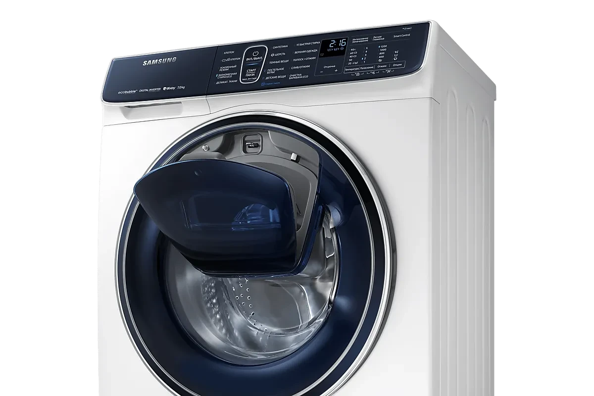 Стиральная машина Samsung WW70R62LATWDLP (AddWash и Eco Bubble)