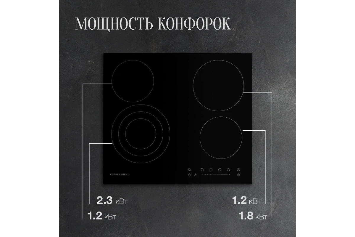 Варочная панель электрическая Kuppersberg ECS 603