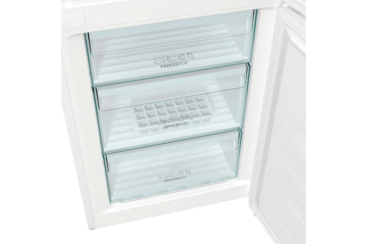 Отдельностоящий двухкамерный холодильник Gorenje NRK 6201 SYW