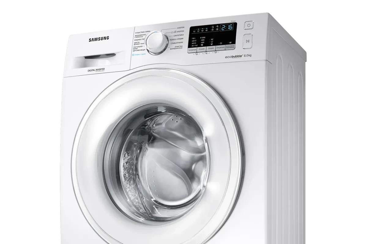 Стиральная машина Samsung WW80R42LHDWDLP (EcoBubble)