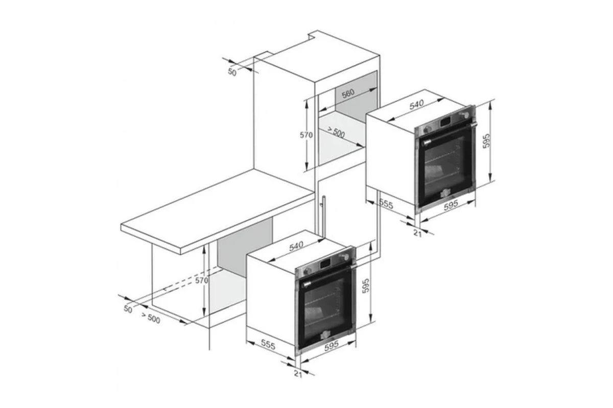 Духовой шкаф Kaiser EH 6306 N RS