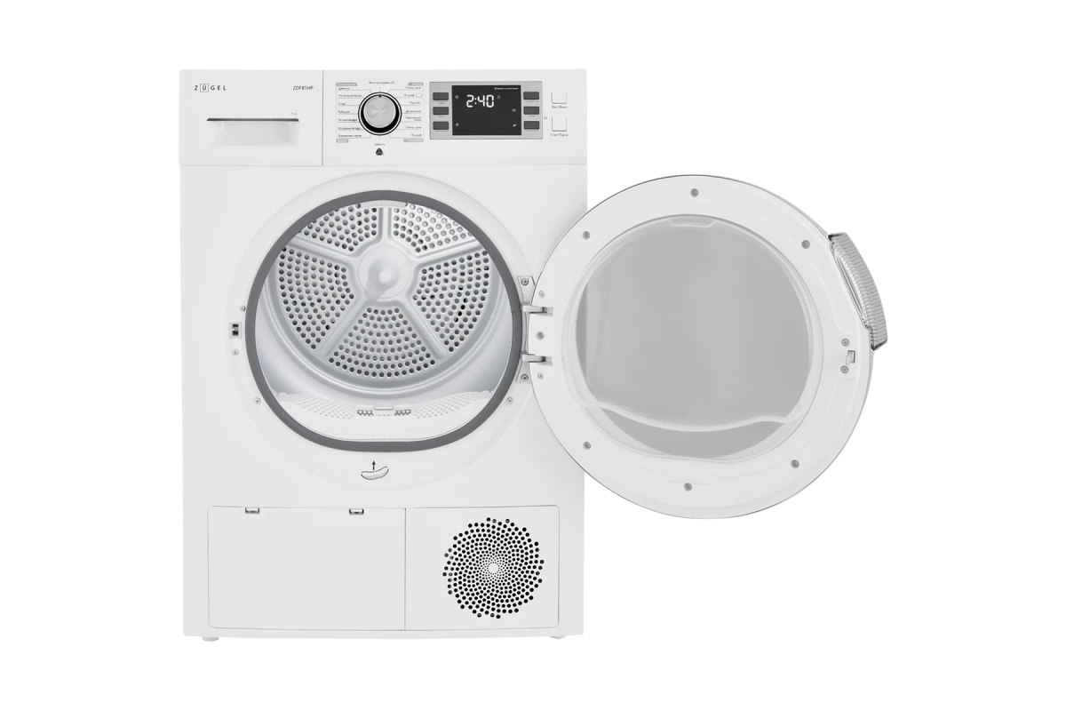 Сушильная машина ZUGEL ZDF81HP Heat Pump