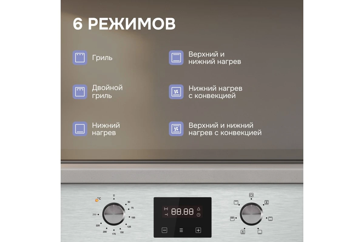 Электрический духовой шкаф Zigmund & Shtain E 145 S