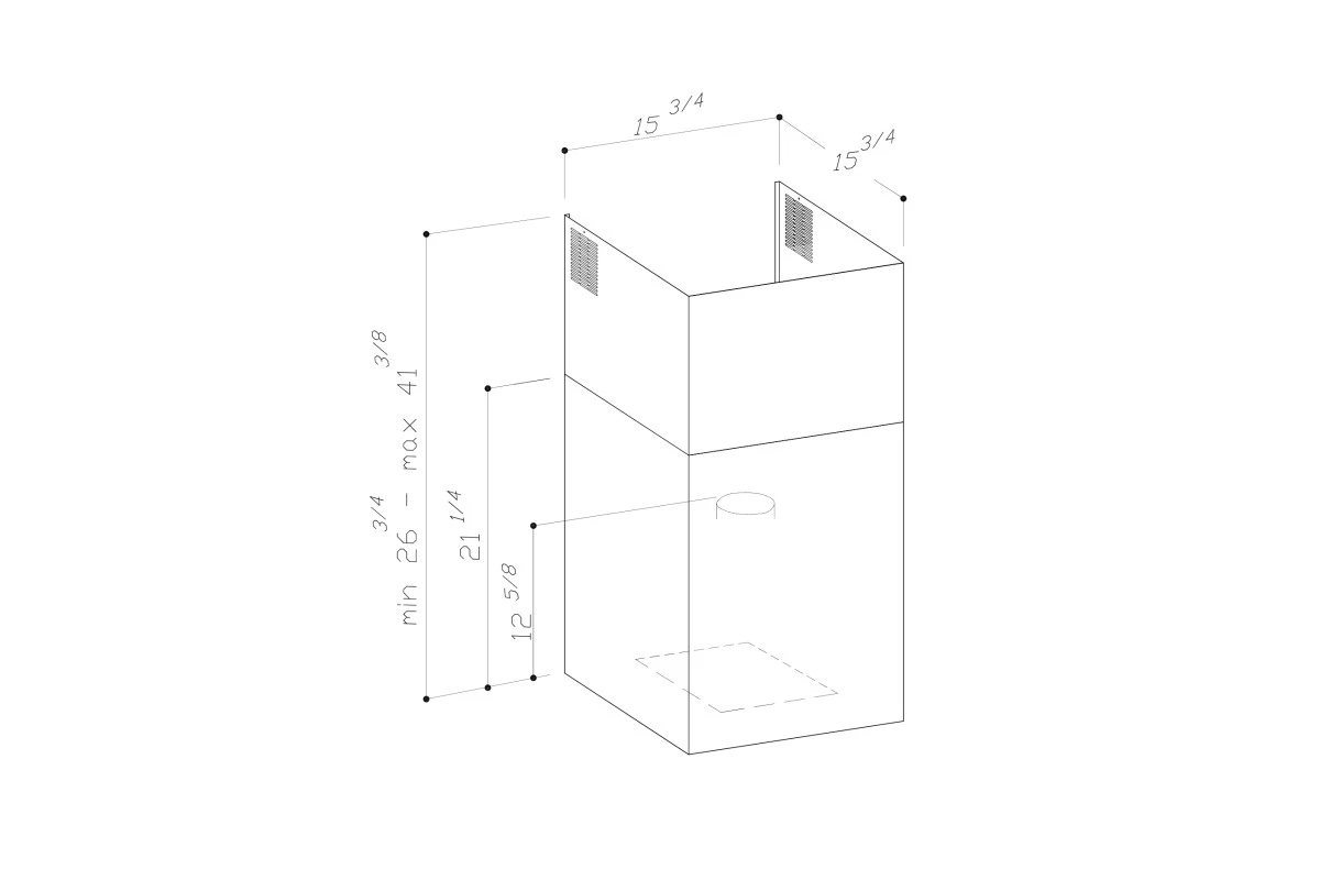 Настенная вытяжка Sirius MO 210 W