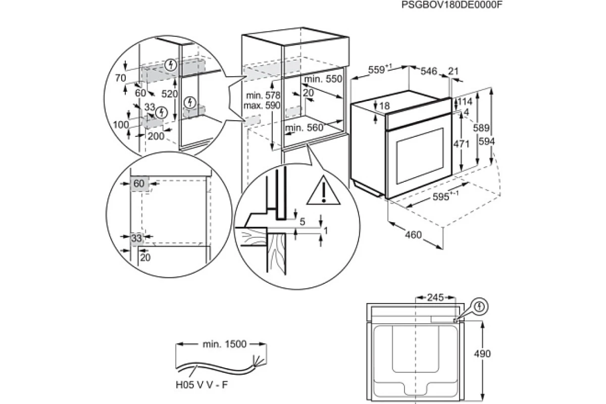 Духовой шкаф Electrolux OEE5C71Z
