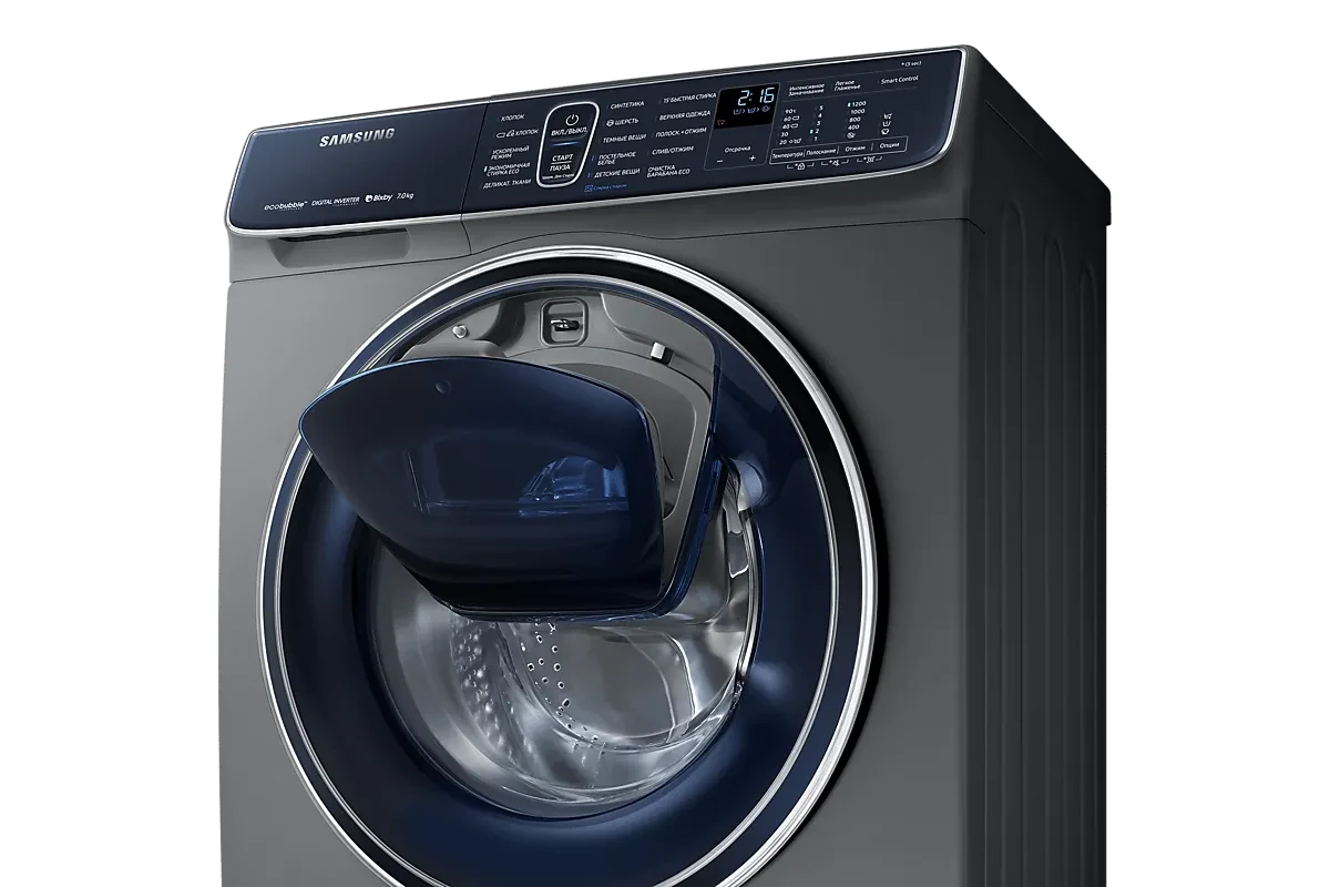 Стиральная машина Samsung WW70R62LATXDLP (AddWash и Eco Bubble)