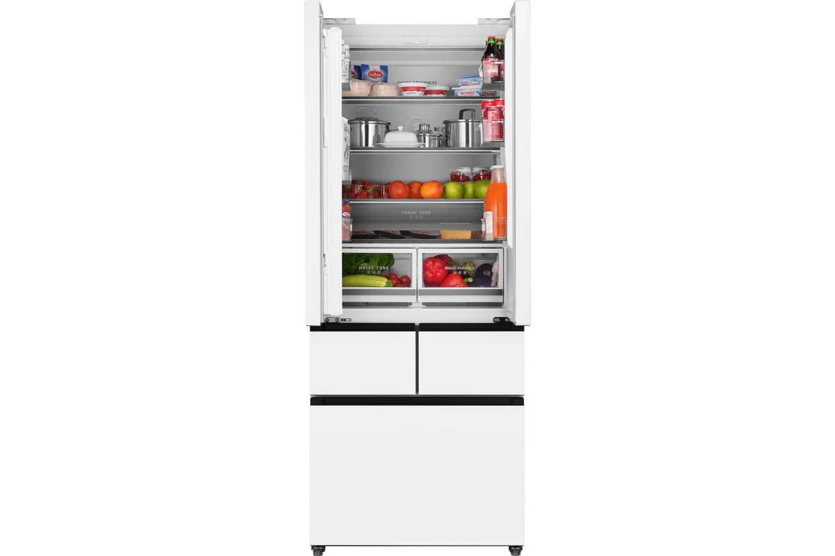 Отдельностоящий холодильник Weissgauff WFD 450 Built-in Inverter NoFrost White