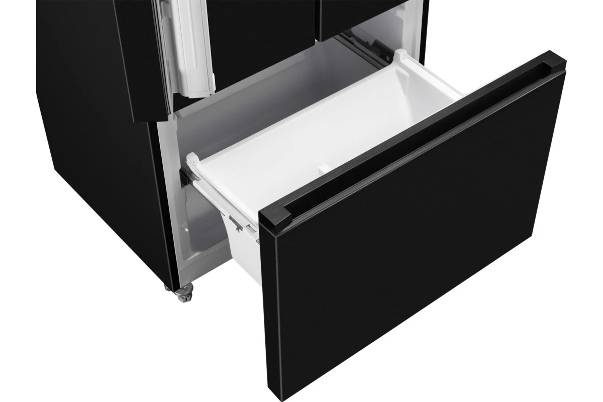 Отдельностоящий холодильник Weissgauff WFD 450 Built-in Inverter NoFrost Dark Inox