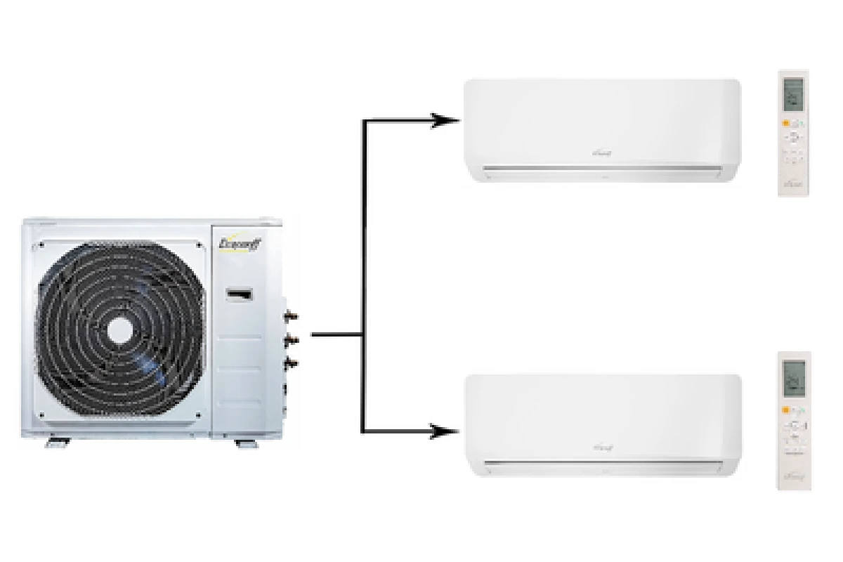 Мульти сплит система Eurohoff Smart multi EMMULT-18/2/EMMULT-09*2