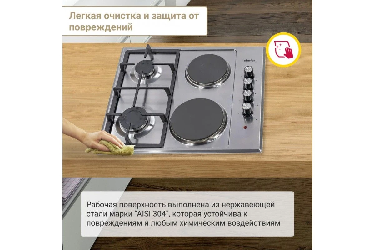 Комбинированная варочная панель Simfer H60Q22M516