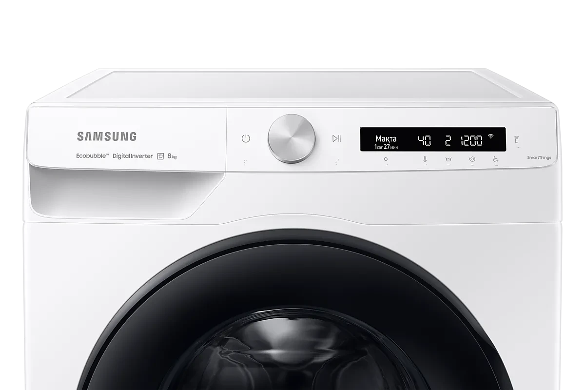 Стиральная машина Samsung WW80A6S24AW/LD (EcoBubble и AI Control)