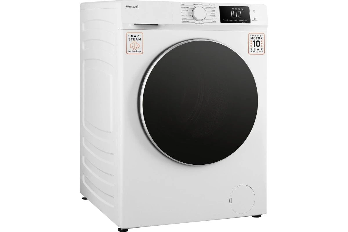Cтиральная машина с сушкой Weissgauff WMD 61212 Inverter Steam