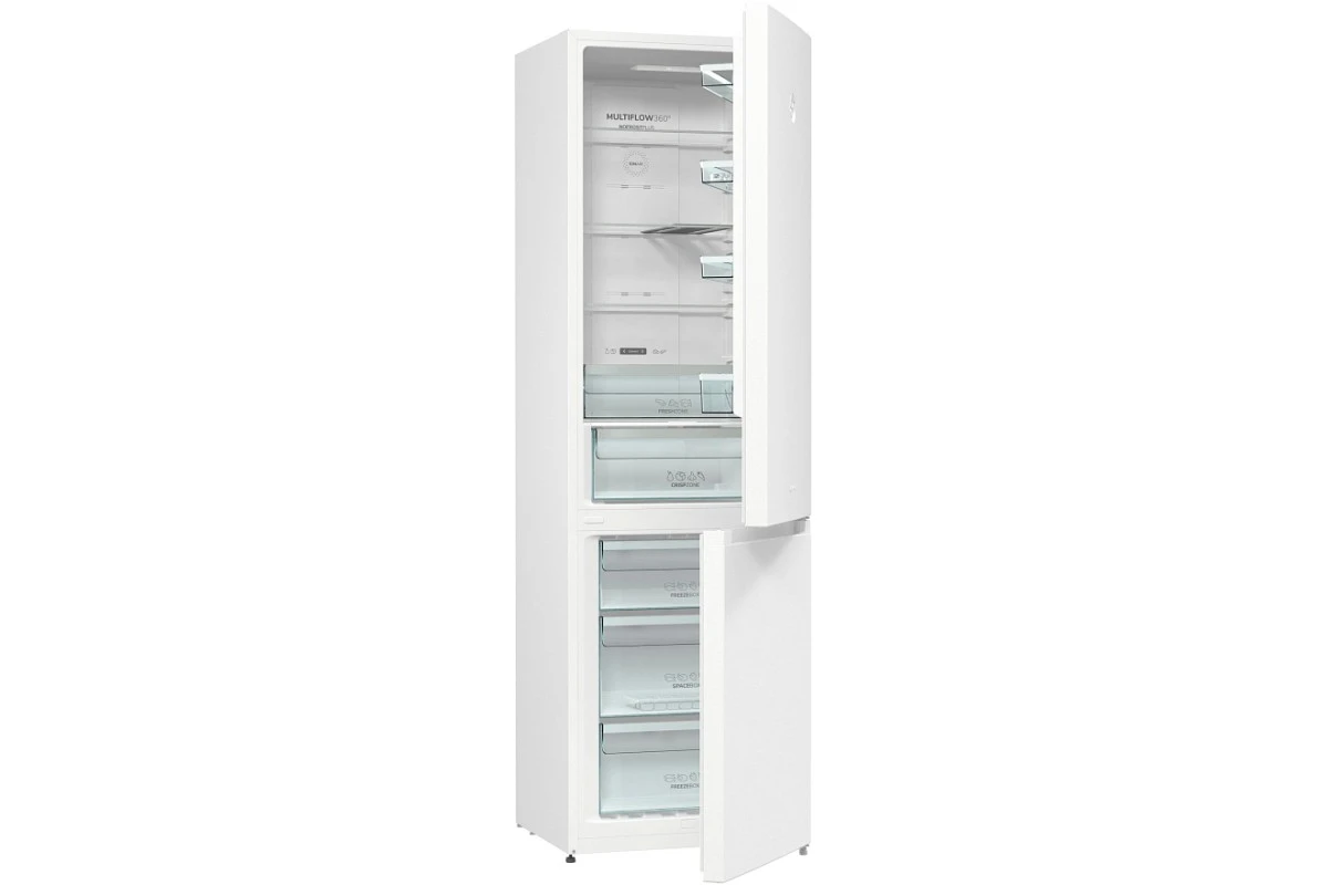 Отдельностоящий двухкамерный холодильник Gorenje NRK 6201 SYW