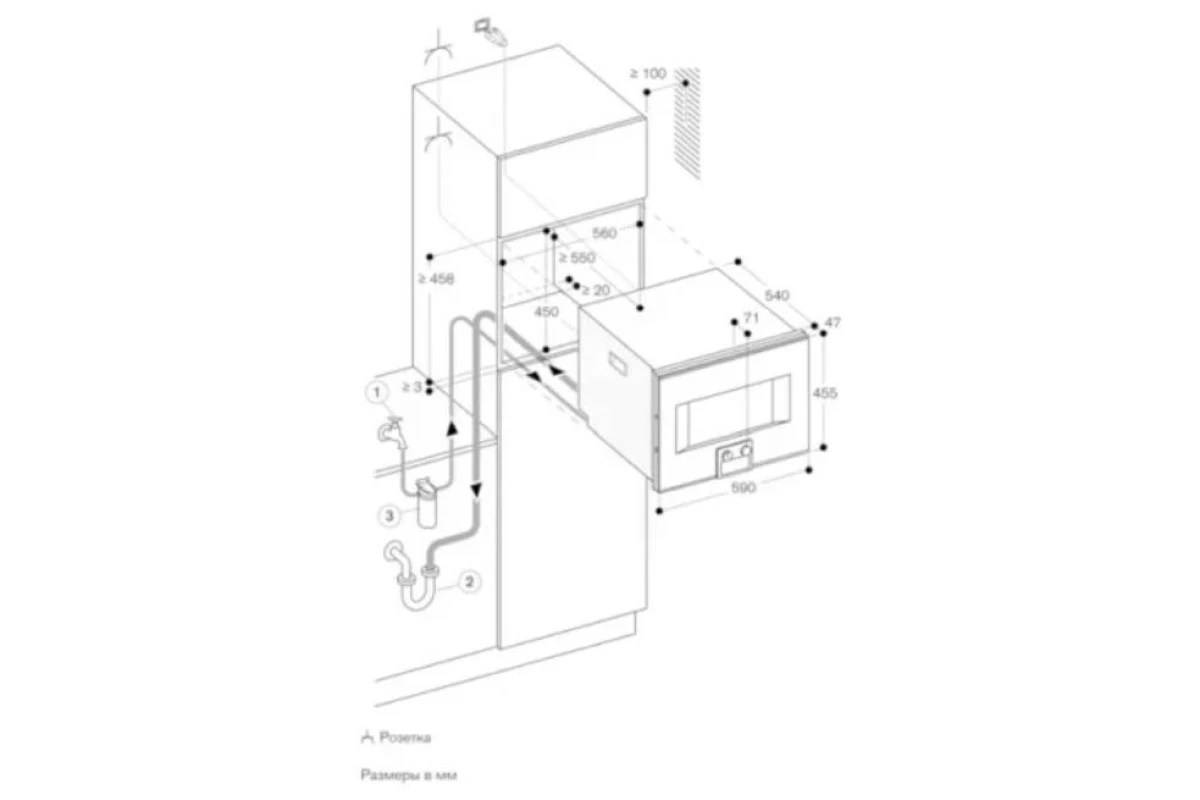 Комбинированный духовой шкаф-пароконвектомат Gaggenau BS470102