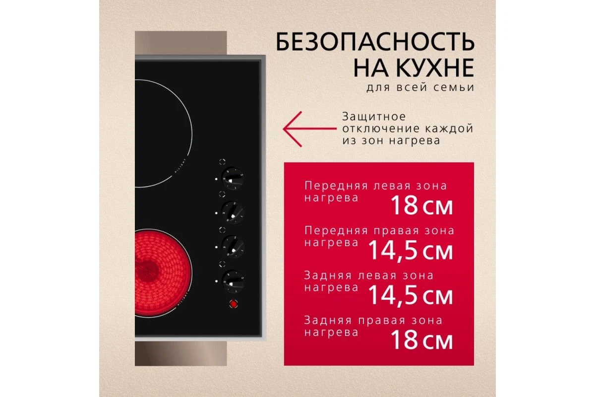 Электрическая панель Hansa BHCI65123030