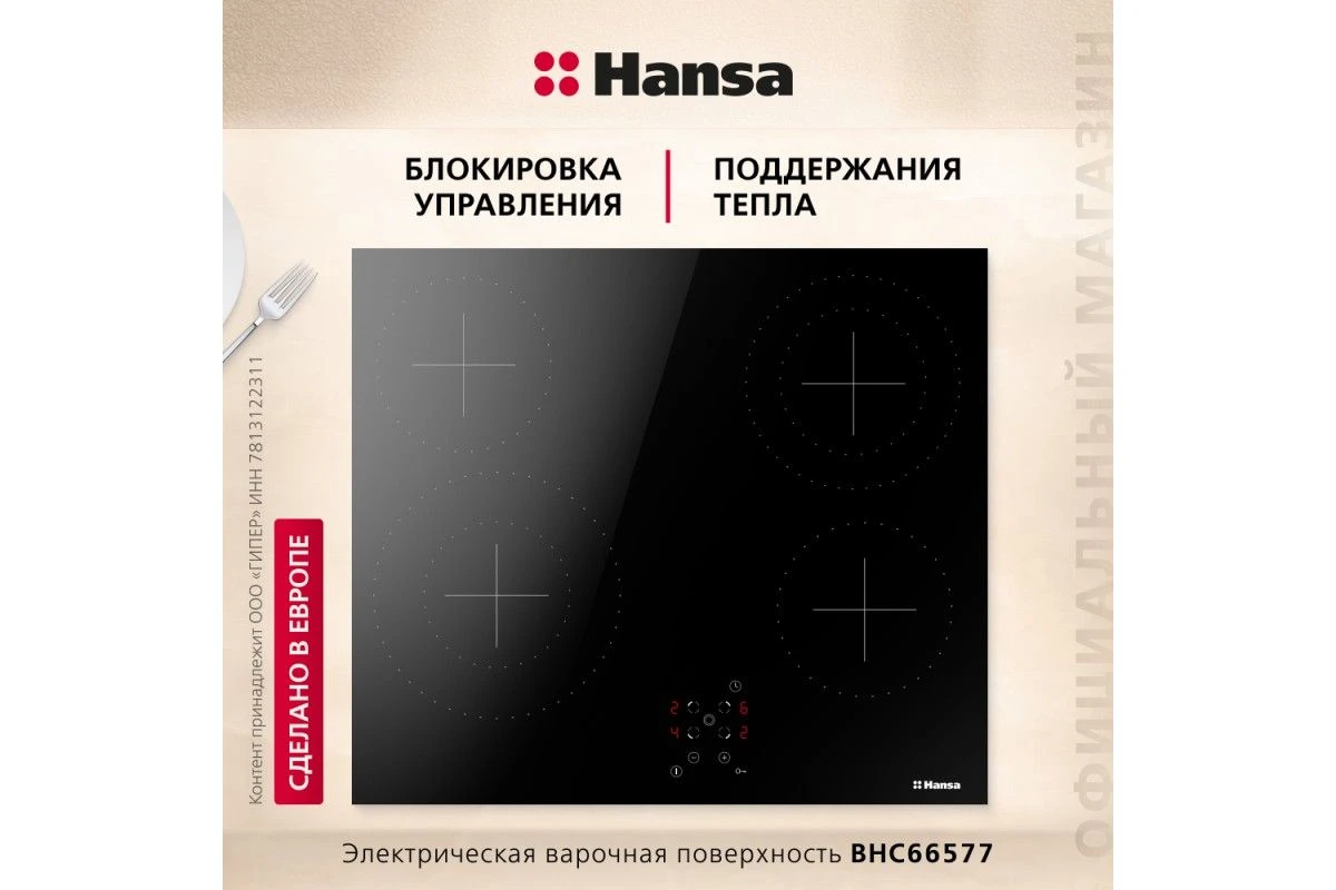 Электрическая панель Hansa BHC66577