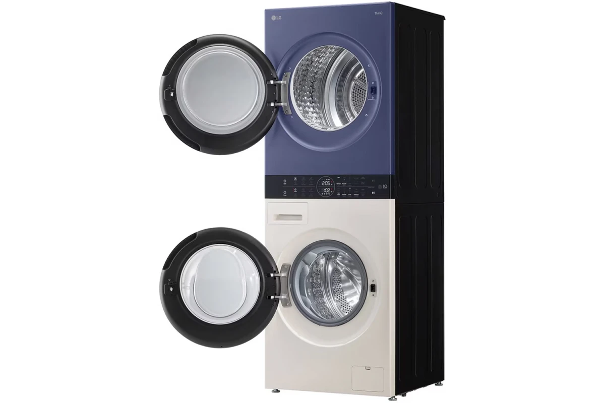 Стирально-сушильная машина LG W4W8LVPK4HM WashTower