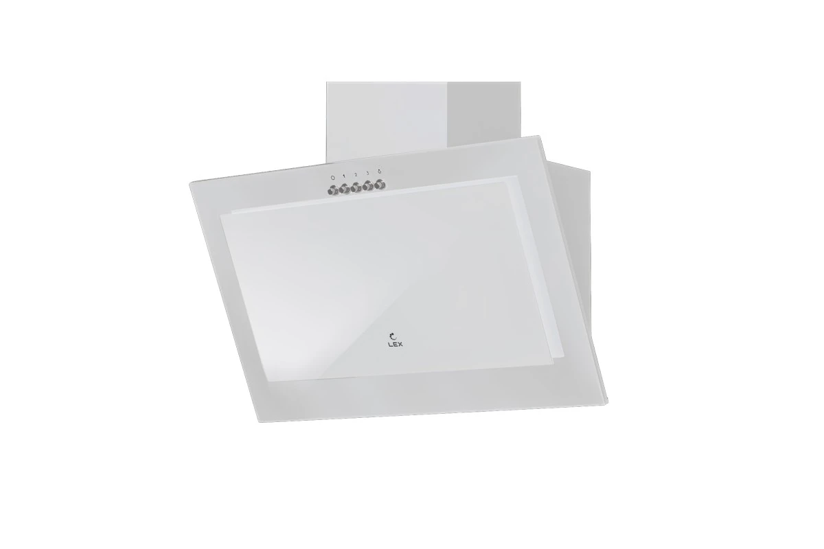 Вытяжка кухонная наклонная LEX Mio G 500 White