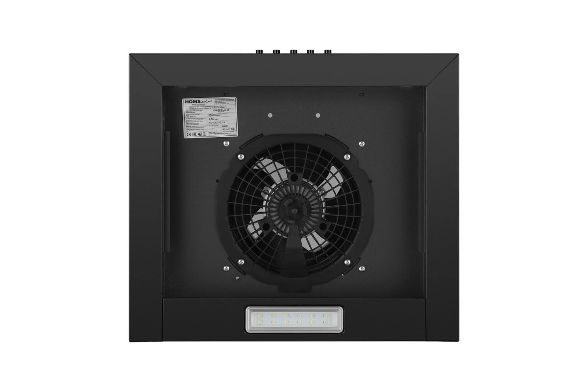 Кухонная вытяжка HOMSair PHLOX Push 40 черный
