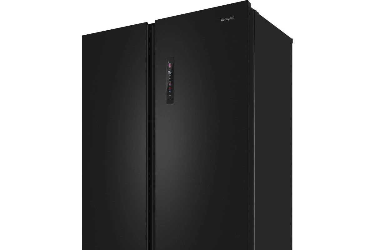 Отдельностоящий холодильник с инвертором Weissgauff WSBS 1036 Inverter NoFrost Premium Dark Inox