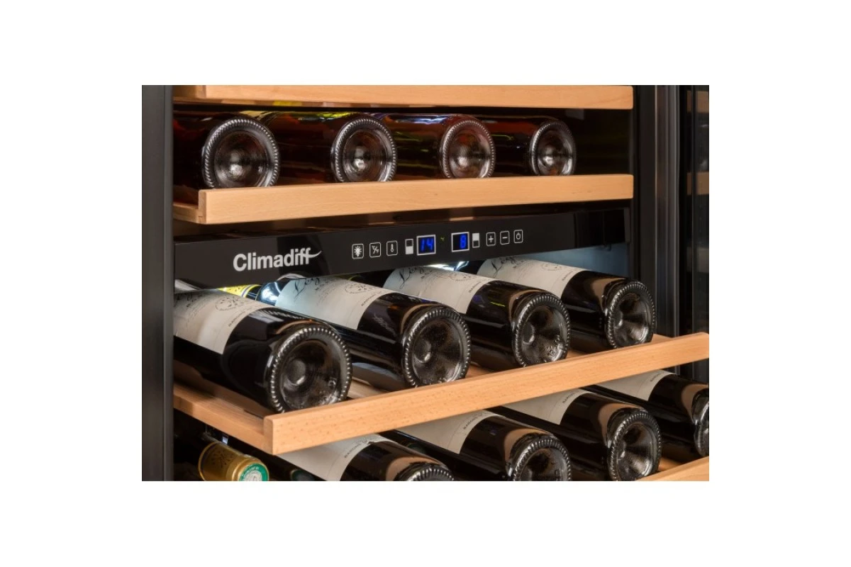Двухзонный винный шкаф Climadiff CBU51D1X