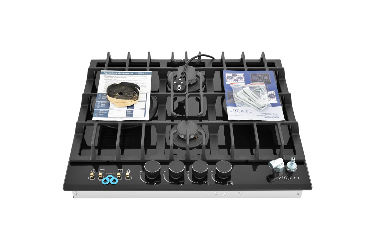 Газовая варочная панель ZUGEL ZGH600X