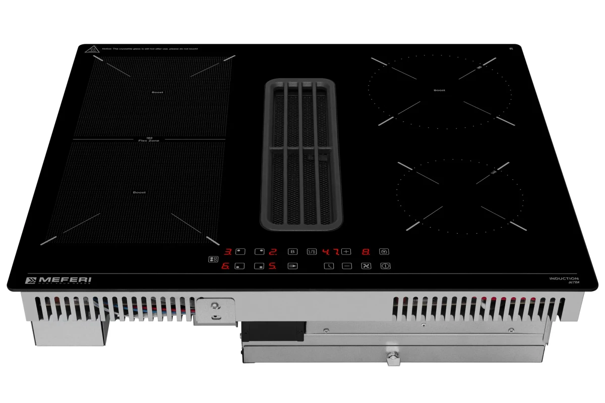 Варочная панель индукционная с вытяжкой MEFERI XSMART60BK ULTRA