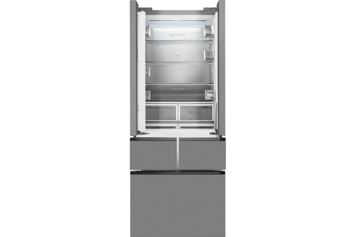 Отдельностоящий холодильник Weissgauff WFD 450 Built-in Inverter NoFrost Inox