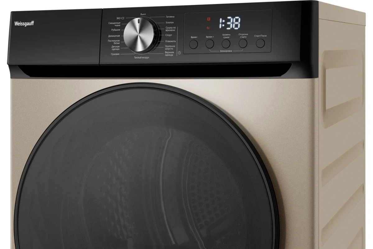 Сушильная машина Weissgauff WD 6010 Heat Pump Champagne