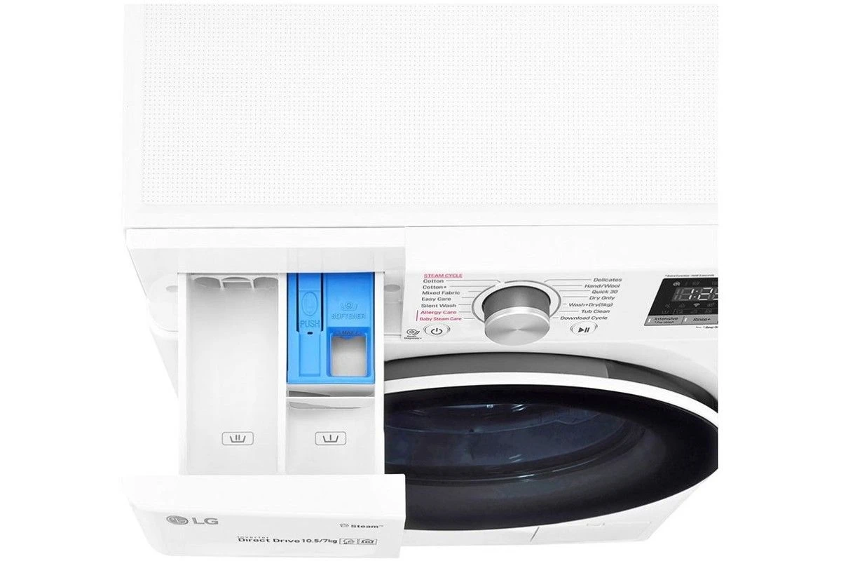 Стиральная машина с сушкой LG F4V5RGP0W